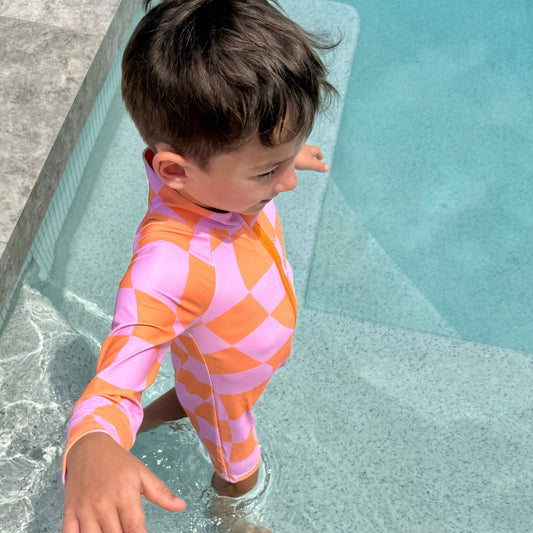 Long Sleeve Unisex One Piece with Zipper - Ari