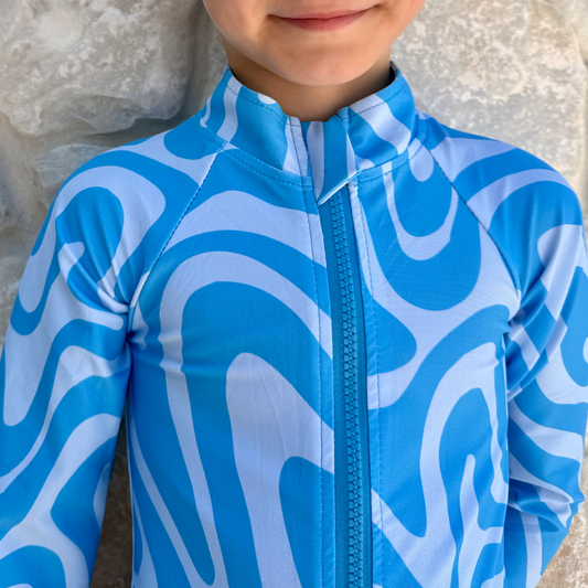 Long Sleeve Unisex One Piece with Zipper - Finn