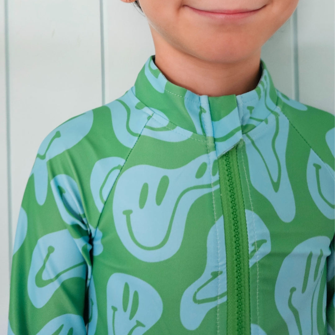 Long Sleeve Unisex One Piece with Zipper - Lewis