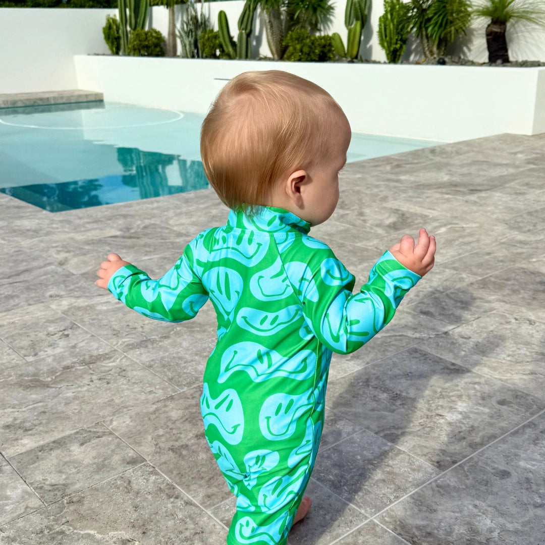 Long Sleeve Unisex One Piece with Zipper - Lewis