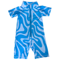 Short Sleeve Unisex One Piece with Zipper - Finn