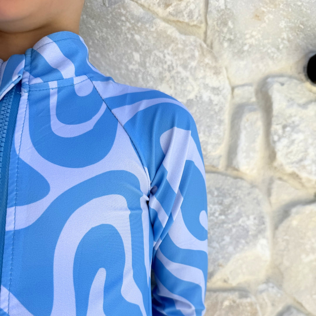 Long Sleeve Unisex One Piece with Zipper - Finn