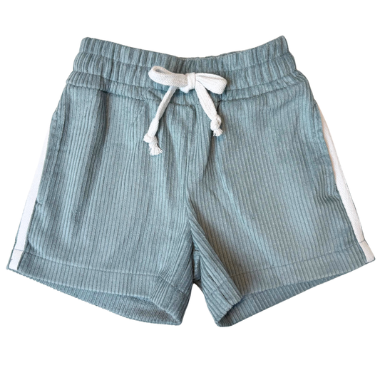Corduroy Shorts - Dusty Blue