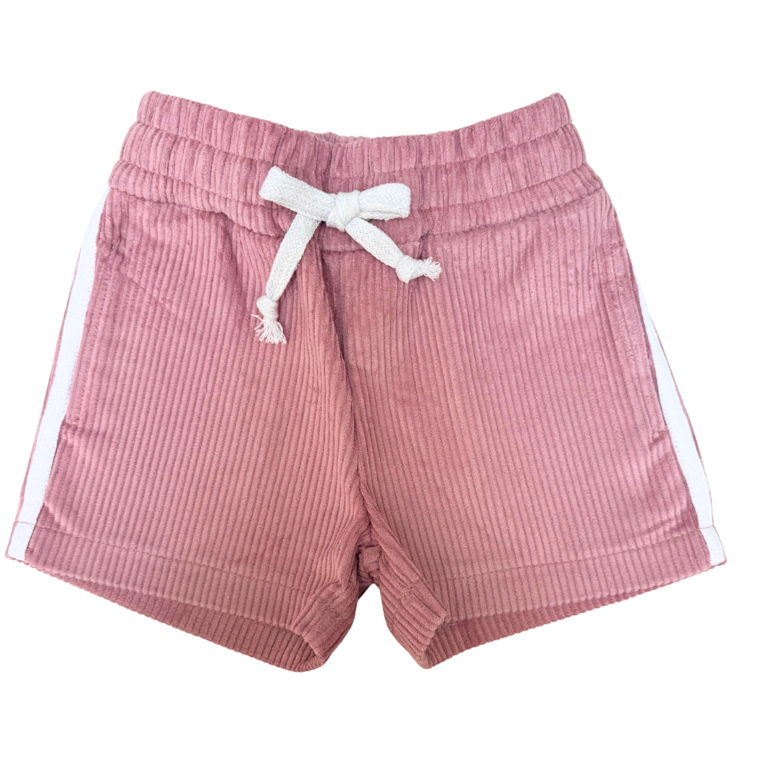 Corduroy Shorts - Dusty Pink