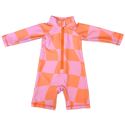 Long Sleeve Unisex One Piece with Zipper - Ari