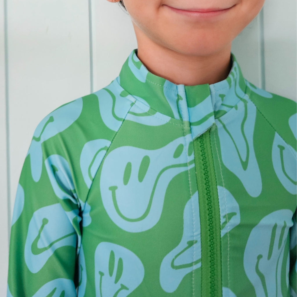 Long Sleeve Unisex One Piece with Zipper - Lewis
