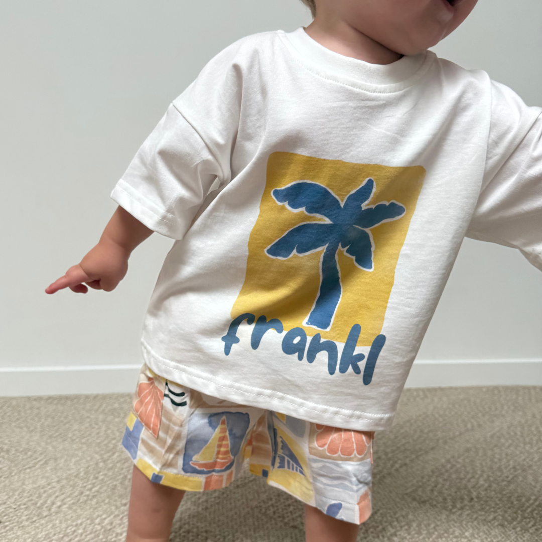 Oversized Tee - Palm Beach