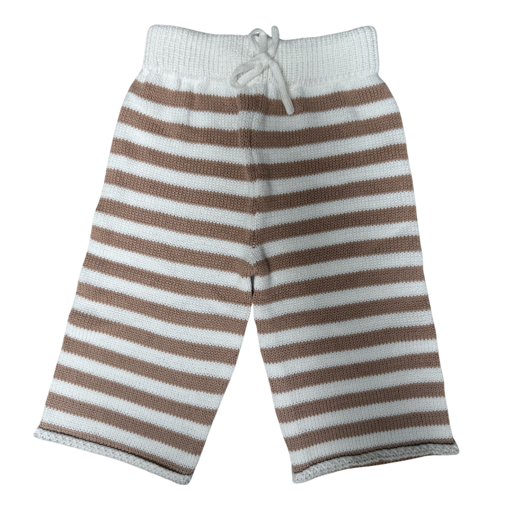 Oversized Striped Knit Pants